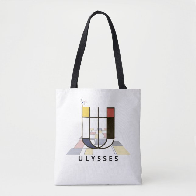 Charming Neoplasticism Style Monogram. Buchstabe U (Vorderseite)