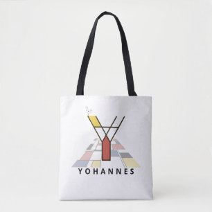 Charming Neoplasticism Style Monogram. Buchstabe Y