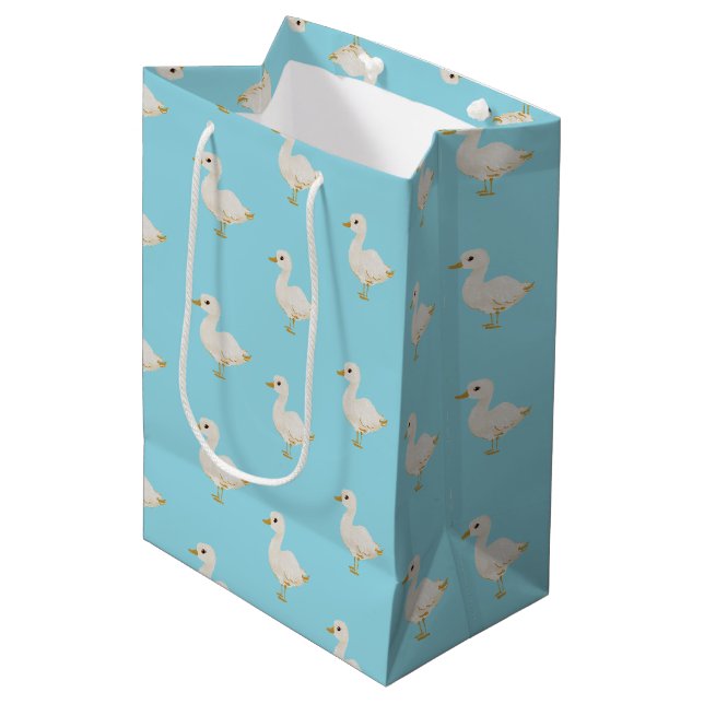 Charming-Osterente Mittlere Geschenktüte (Vorderseite Schrägansicht)