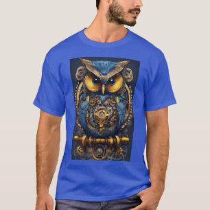 "Charming Owl Print T - Shirt - Ihr Gefühl wecken
