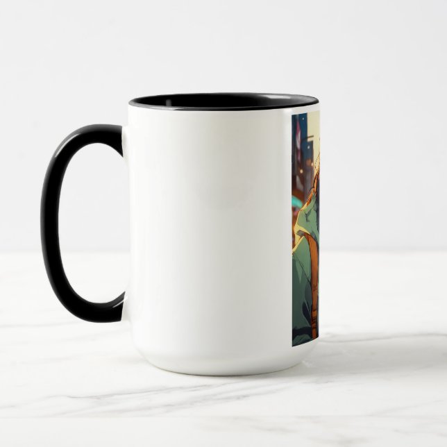 "Charming Personalized Mug Ideal für Zuhause & Off Tasse (Links)