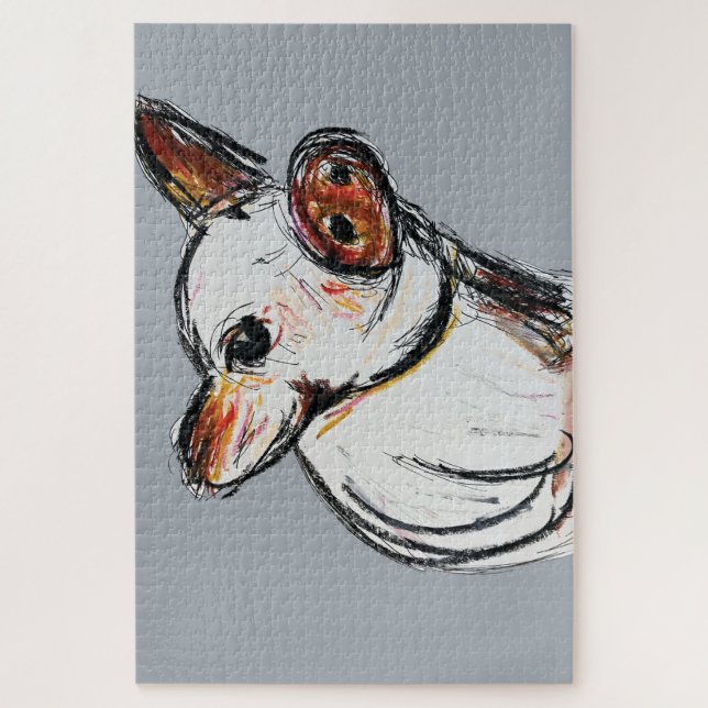 Charming Pig Puzzle von Molly Magdalain (Vertikal)