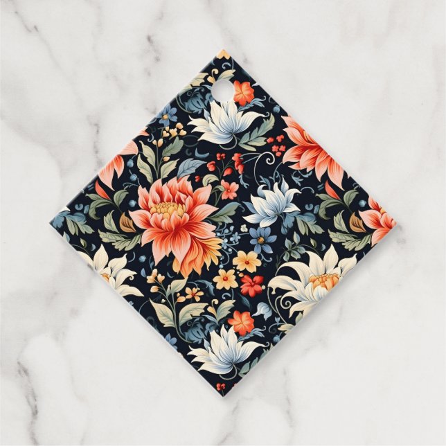 Charming Ranya Floral Pattern-65293 Geschenkanhänger (Vorderseite)