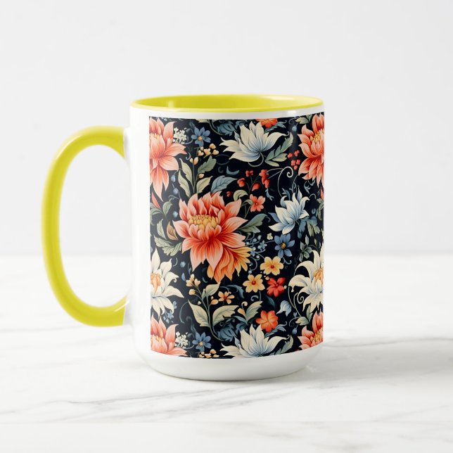 Charming Ranya Floral Pattern-65293 Tasse (Links)