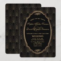 Charming Roaring 20s Great Gatsby Art Deco Hochzei