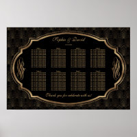 Charming Roaring 20s Great Gatsby Seating Chart