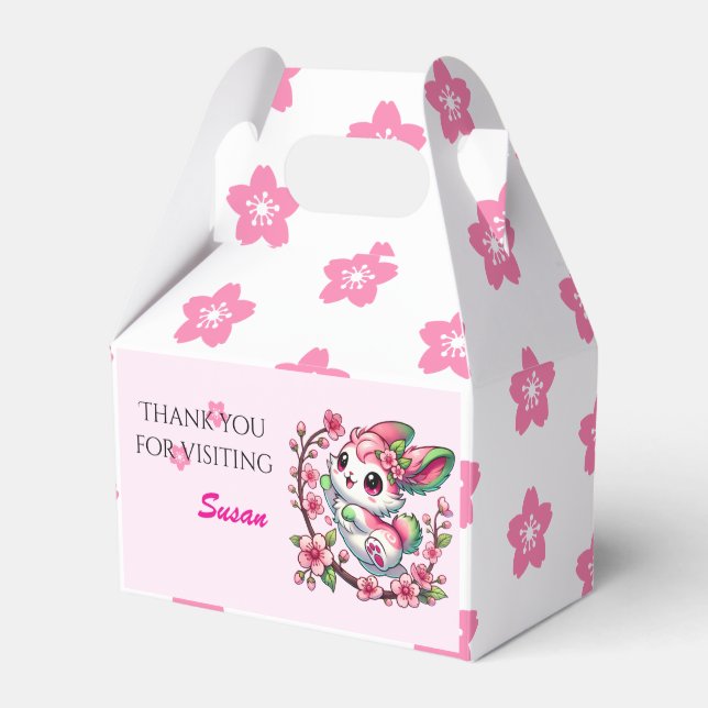 Charming Sakura Bunny Geschenkschachtel (Vorderseite)
