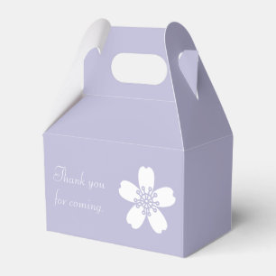 Charming Sakura in Lavender Gefallen Box Geschenkschachtel