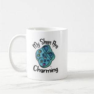 Charming Shoes Collectible Cartoon Funny Logo Kaffeetasse