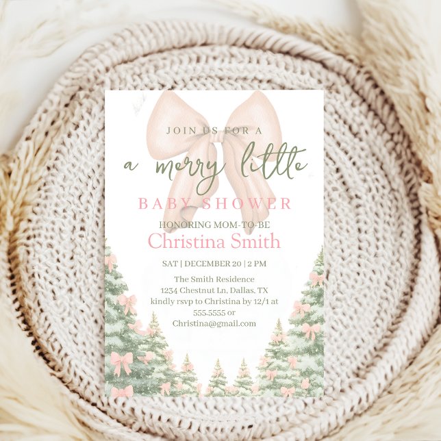 Charming Snowflake Baby Shower for Your Baby Girl Einladung (Von Creator hochgeladen)