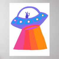 Charming Space Außerirdischen Martians UFO Niedlic
