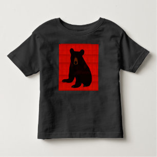 Charming Story Book Black Bar Cub Kleinkind T-shirt