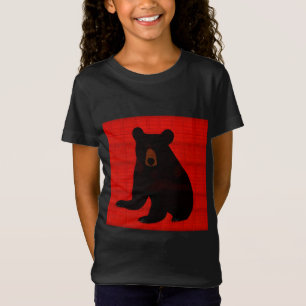 Charming Story Book Black Bar Cub T-Shirt