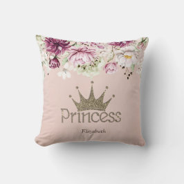 Charming Tiara, Prinzessin, Floral Kissen
