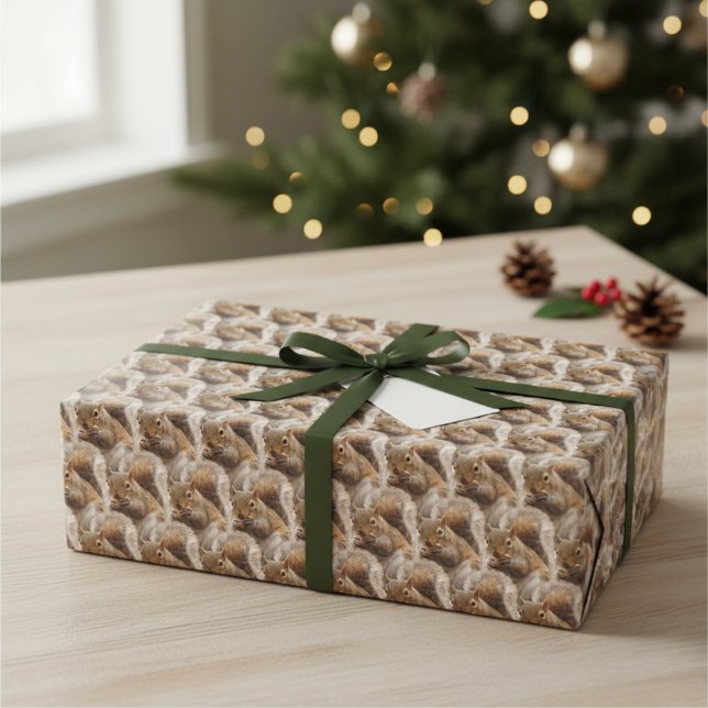 Charming Woodland Eichhörnchen Geschenkwrake Geschenkpapier Set (Charming Woodland Squirrel Gift Wrap)