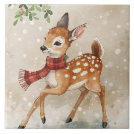 Charming Woodland Fawn Keramik Tile Fliese