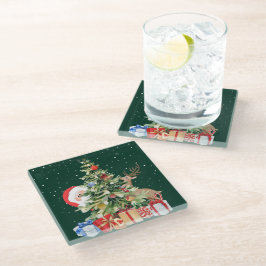 Charming Xmas Vibes Untersetzer