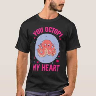 Charming You Octopi Mein Herz Calamar Niedlicher T T-Shirt