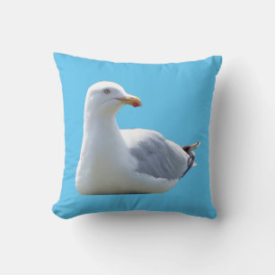 Charmische Gelassene Küstenmöwe Minimalistische Mö Kissen