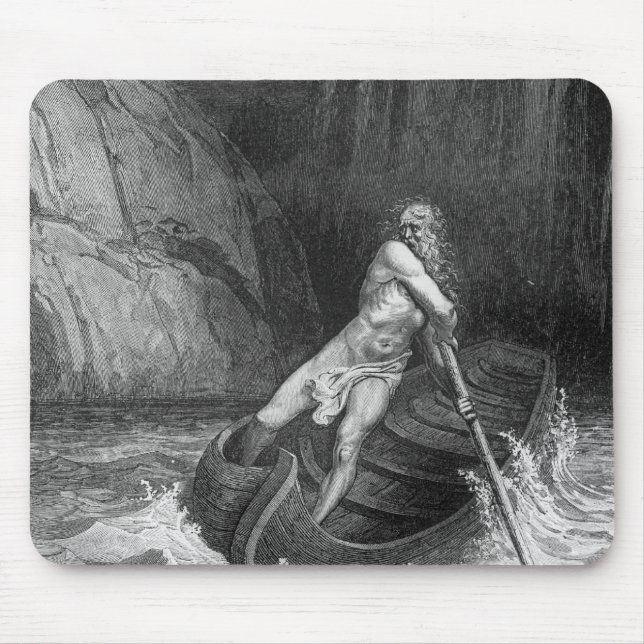 Charon, der Ferryman der Hölle Mousepad (Vorne)