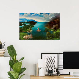 Charon überquert den Fluss Styx durch Joachim Pati Poster