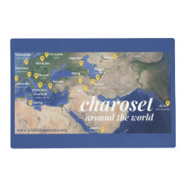 Charoset Around the World Laminiertes Tischset