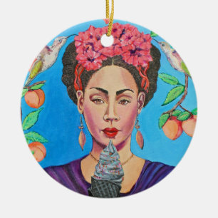 Charred Ice Keramik Ornament