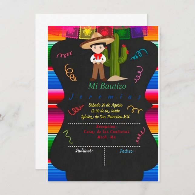 CHARRO BAUTIZO (Vorne/Hinten)