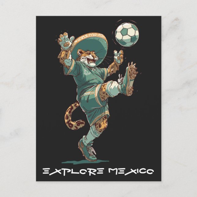 Charro Jaguar Striker Postkarte (Vorderseite)