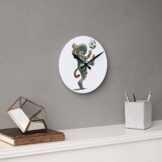 Charro Jaguar Striker Runde Wanduhr