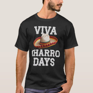 Charro-Tage-Fiesta-Mexiko-Sombrero-Vaquero-Cowboy T-Shirt