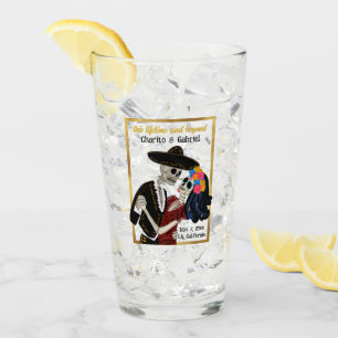 Charro und Catrina Glas