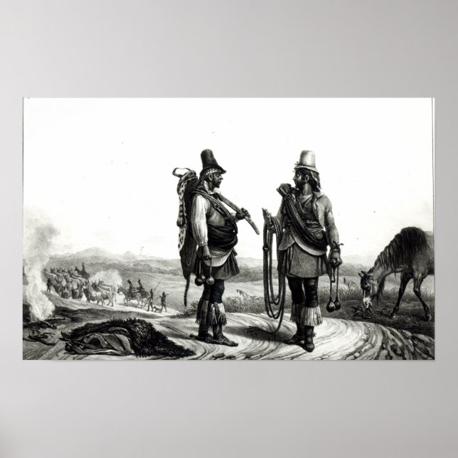 Charrua Amerikanischen Ureinwohners Poster (Vorne)