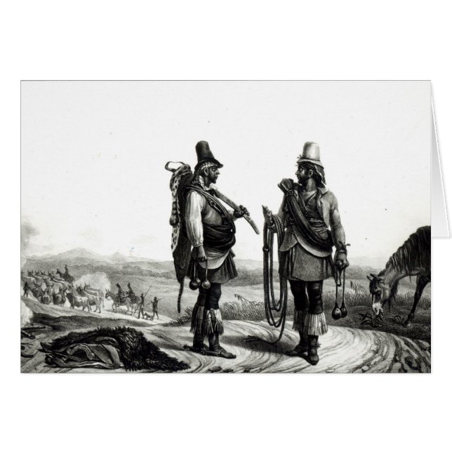 Charrua amerikanischer Ureinwohner (Vorderseite (Horizontal))