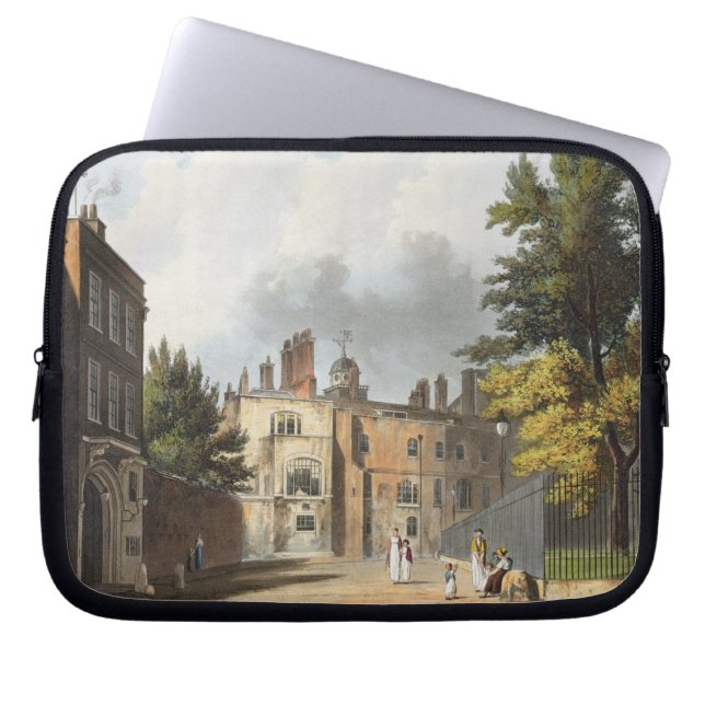 Charter-Haus vom Quadrat, "von der Geschichte von Laptopschutzhülle (Vorderseite)