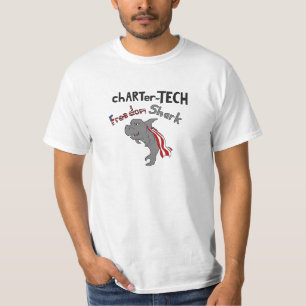 Charter TECHNOLOGIE Freiheits-Haifisch T-Shirt