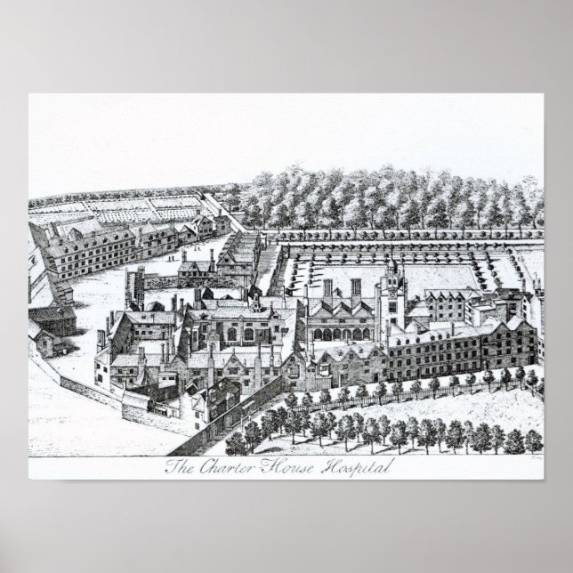 Charterhouse Hospital, c.1720 Poster (Vorne)