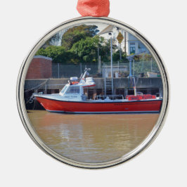 Charterschiff Hoher Flyer Silbernes Ornament