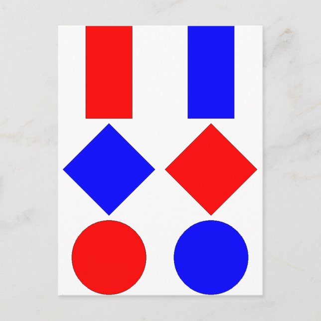 Chartertische Postkarte (Vorderseite)