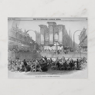 Chartist Convention am Fitzroy Platz Postkarte