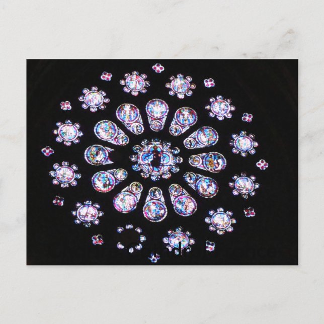 Chartre Cathdral Frankreich Postkarte (Vorderseite)