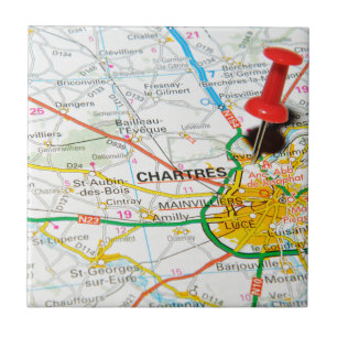 Chartres, Frankreich Fliese