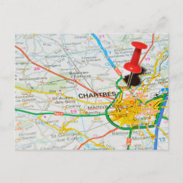 Chartres, Frankreich Postkarte