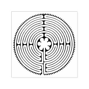 Chartres Labyrinth antiker Stil + Ihre Ideen Permastempel