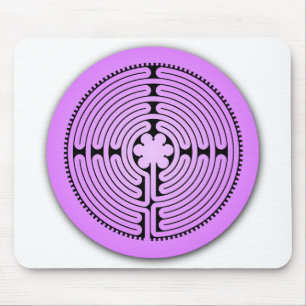 Chartres-Labyrinth-Mäusematte Mousepad