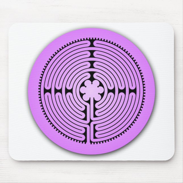 Chartres-Labyrinth-Mäusematte Mousepad (Vorne)