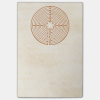 Chartres-Labyrinth Posten-it® merkt 4 x 6