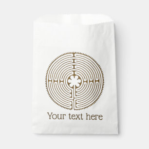 Chartres Labyrinth - Spirituelles Symbol Antique 1 Geschenktütchen