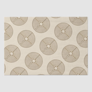 Chartres Labyrinth - Spirituelles Symbol Antique 1 Seidenpapier