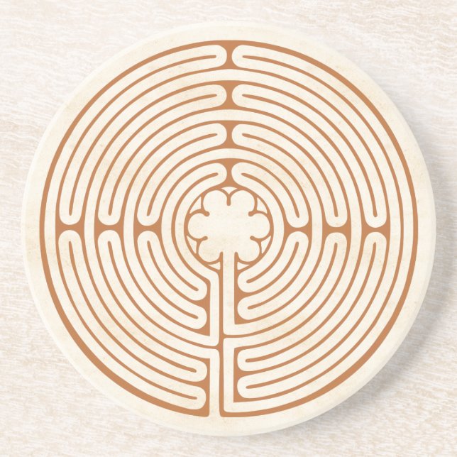 Chartres Labyrinth Untersetzer (Vorne)